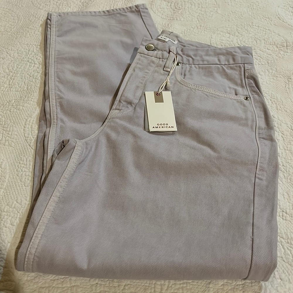 Good American 90’ high rise NWT 4/27 LILAC